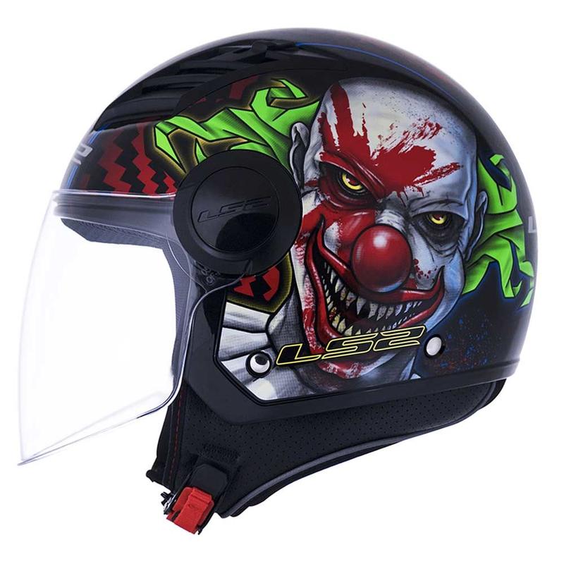 moco❤︎moco Capacete LS2 OF562 Airflow Happy Dreams Palhaço - Capacete de Moto